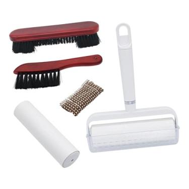 Imagem de Aosekaa Conjunto de escovas para mesa de bilhar com rolo adesivo Limpador de mesa de bilhar Acessórios para limpeza de sinuca para iniciantes em ambientes
