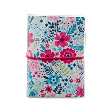 Imagem de Porta-cartão de crédito para mulheres, porta-cupons de cartão de fidelidade e organizador com 32 compartimentos para cartão, Flor de primavera, Porta-cartão de crédito/organizador feminino grande