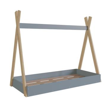 Imagem de Cama Montessoriana Infantil Cabana Linha Infanto Itapuã/Azul - Completa Móveis