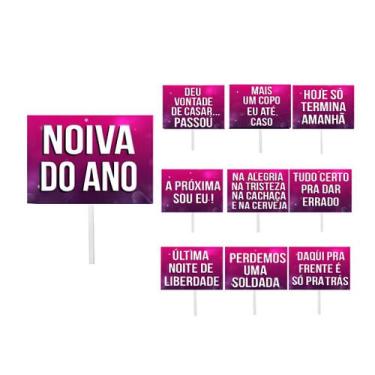 Imagem de Plaquinhas para Despedida de Solteira - FestaChic - brand