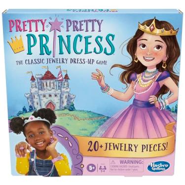 Imagem de Pretty Pretty Princess Board Game, Classic Jewelry Dress-Up Games for Kids, Family Games for 2-4 Players, Kids Board Games, Ages 5 and Up