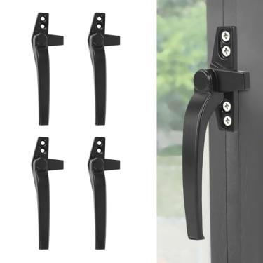 Imagem de Maçaneta de janela de liga de alumínio, maçaneta de travamento de janela de caixilho de liga de alumínio, alça de aperto para hardware de trava de segurança de caixilho de