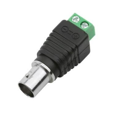 Imagem de Conector BNC Fêmea com Borne para CFTV - Cartela com 5 Unidades Fasgol