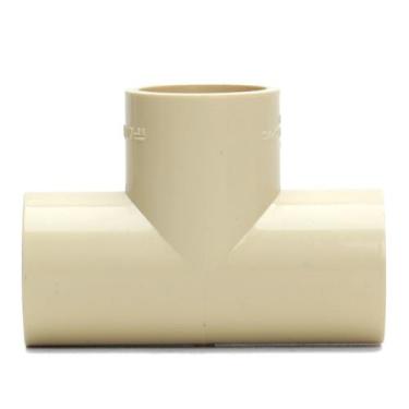 Imagem de Te 90 Graus 28mm Cpvc Conector Conexão Água Quente Tubo Cano - ViaSol 