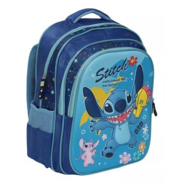 Imagem de Mochila Escolar Infantil Galaxia Tam G Reforçada Criança - Plike, Stit