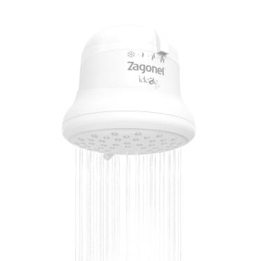 Imagem de Chuveiro Ducha Zagonel Ideale Plus 4 Temperaturas Branco