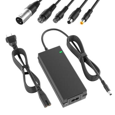 Imagem de Qoovi 42V 2A Scooter Charger with 6 in 1 Plugs for 36V Pocket Mod, Sports Mod,Razor,Gotrax,Jetson,Voyage,Ninebot,Lithium Battery Device,Electric Scooter Charger