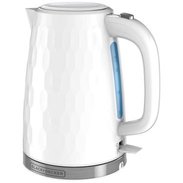 Imagem de Chaleira Elétrica Capacidade 1L, Sem Fio, 1560W, 110v, BLACKDECKER KE1560W, Branco