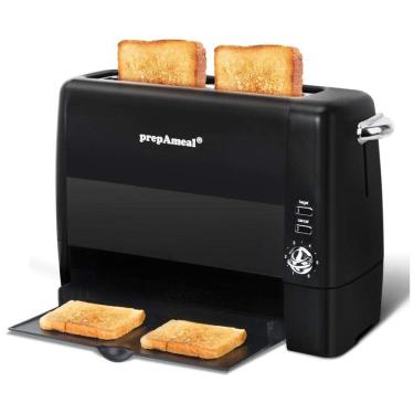 Imagem de Torradeira Elétrica de 2 Fatias com 6 Níveis de Tostagem, 110v, PREPAMEAL VE136, Preto