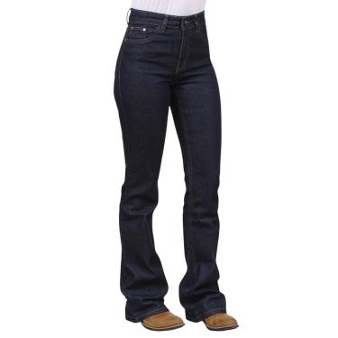 Imagem de Calça Jeans Feminina Bootcut Azul Escuro West X 37864