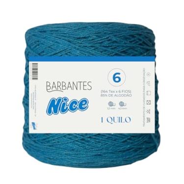 Imagem de Barbante Parafinado Colorido Para Crochê Fio 6-1kg (AZUL CELESTE)