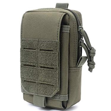 Imagem de Bolsa tática militar a laser 1000D pequena tática Molle Admin Pouch organizador de gadget suporte de telefone cintura EDC pacotes utilitários para smartphone bolsas de ferramentas coldre bolso pequena