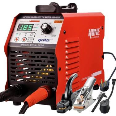 Imagem de Soldador HONE ARC 185A 110V/220V Stick com elevador de 9,26 libras, Bi