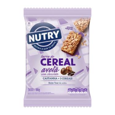 Imagem de Barra de Cereal Avelã com Chocolate Nutry 66g