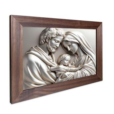 Imagem de Quadro Decorativo Religioso Jesus Santa Ceia do Senhor Sagrada Família