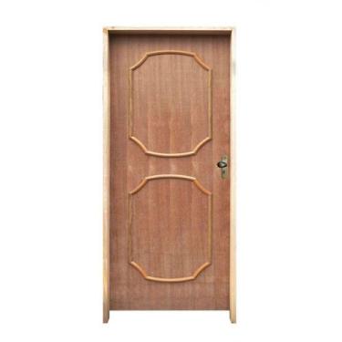 Imagem de Porta PM-01 M 1 Lado Padrão Imbuia 82 X 2.10 Batente Misto 14 CM Fecha