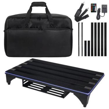 Imagem de Pedal de guitarra SOYAN RGB Glowing com efeitos de iluminação dinâmico