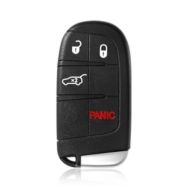 Imagem de Keylessbest Substituição para controle remoto Jeep Grand Cherokee 2019, 2020, 2021, 2022, M3N-40821302, 4 botões 433 MHz