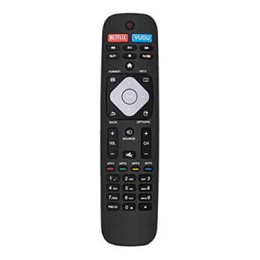 Imagem de GHUST Substituição universal de controle remoto NH500UP para Smart TV Philips 32PFL4902/F7 40PFL4901/F7 43PFL4901/F7 43PFL4902/F7 43PFL5602/F7 50PFL4901/F7 50PFL5601/F7 50PFL5601/F7 50PFL501/F7