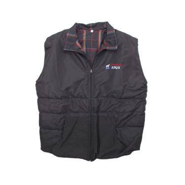 Imagem de Colete abqm Preto Dupla Face Bordado