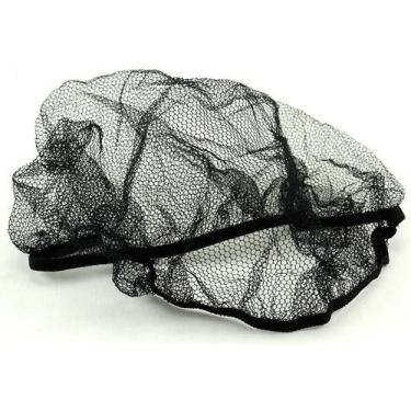 Imagem de 1000 Toucas Descartáveis De Rede Preta - Marca Talge (10Pct)