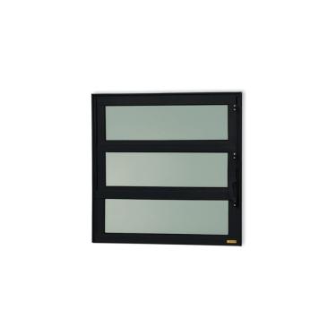 Imagem de Janela De Aluminio Basculante Elite Vidro Boreal 60cm X 120cm Brimak Preto