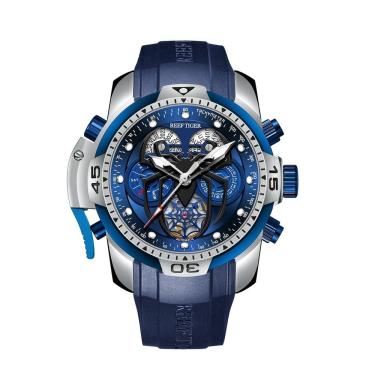 Imagem de Relógio Masculino Reef Tiger Rga3532sp à Prova D'água Prata