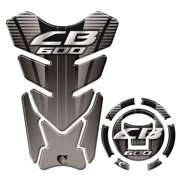 Imagem de Adesivo Protetor Tanque E Bocal Honda Cb 600 + 2018 Preto