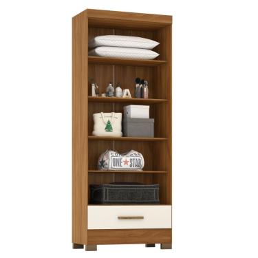 Imagem de Módulo Closet 1 Gaveta Smart Versatile Espresso Móveis Cinamomo/chumbo