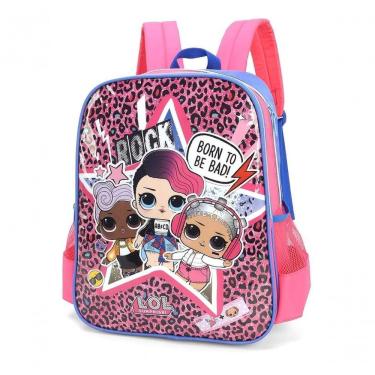 Imagem de Mochila Costas Infantil Lol Luxcel Rock Rosa