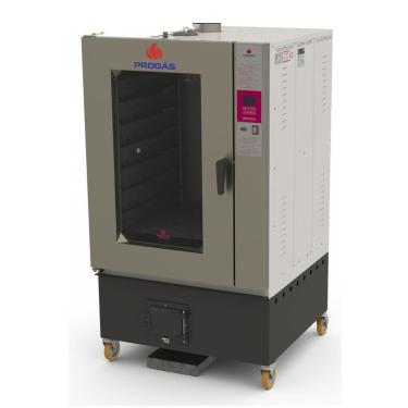 Imagem de Forno Turbo A Lenha Progás 10 Esteiras Fornalha Frontal Prtlf-10000st