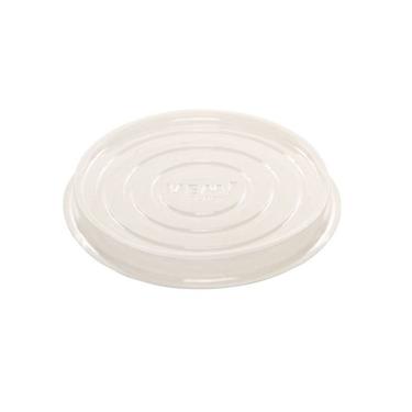 Imagem de Tampas Descartáveis Para Sopeira 350ml Natural Em Pvc Vem 1800un Tampa Descartável Para Sopeira 350ml Natural Em Pvc Vem