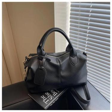 Imagem de Bolsa Tote Feminina Grande - Retrô, Fosca e Portátil (Primavera/Outono