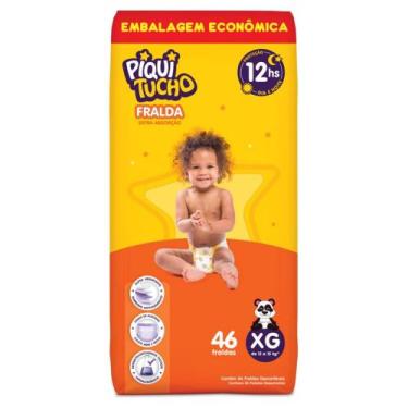 Imagem de Fralda Descartável Piquitucho Hiper - Todos os Tamanhos, XG