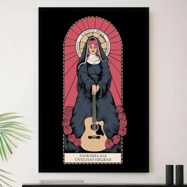 Imagem de Genérico, Quadro Rita Lee Ovelha Negra Decorativo A3 35x45cm