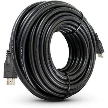 Imagem de Cabo Hdmi 10 Metros 1.4 Emborrachado 1080P Exbom, HDMI