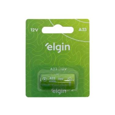 Imagem de Bateria Alcalina A23 12V Pilha Elgin