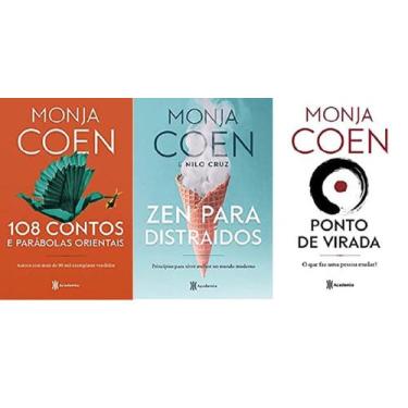 Imagem de Kit 3 Livros Monja Coen Ponto Virada + Zen Distraidos + 108 - Academia
