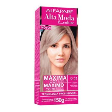 Imagem de Coloração Alta Moda É... Colore Louro Clarissímo Irisé Cinza 9.21