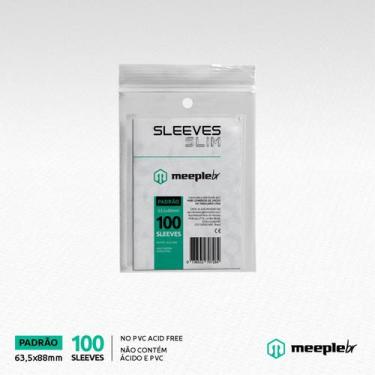 Imagem de Sleeves MeepleBR SLIM - PADRÃO (63,5x88mm)
