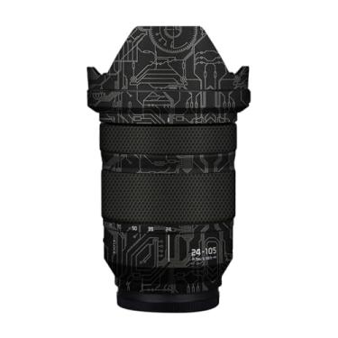 Imagem de Skin Lens Camera Skin Wrap Vinil Protetor Adesivo Acessórios de Fotografia para Panasonic Lumix S 24-105mm F4 24 105 (Circuit Titanium)