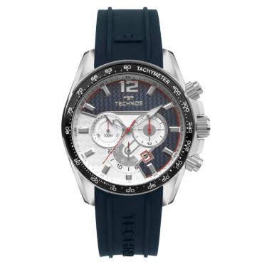 Imagem de Relógio Technos Masculino Ref: Js25bcf/2a Cronógrafo Prateado