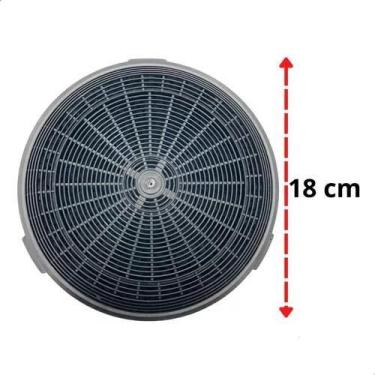 Imagem de Filtro carvão coifa cata e coifa electrolux kit 2 peças  - TRAMONTINA 