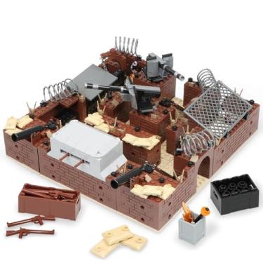 Imagem de Finger Rock WW2 Military Base Bunker Trench Building Blocks Set