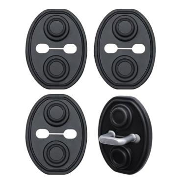 Imagem de Capa De Proteção Em Silicone Para Fechadura Da Porta Do Automóvel, de Fivela e Cobertura para Fechadura, Amortecedor Multifuncional para Veículos Sedan