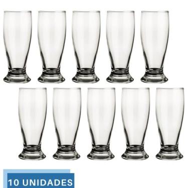 Imagem de Jogo 10 Copo 200ml Munich Cerveja Bar Restaurante Chopp Nadir - NADIR 