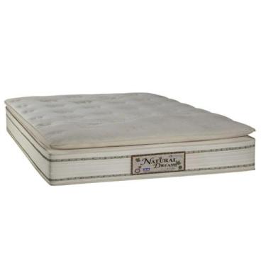 Imagem de Colchão Casal Molas Ensacadas Natural Dreams 138X188X42 Sankonfort