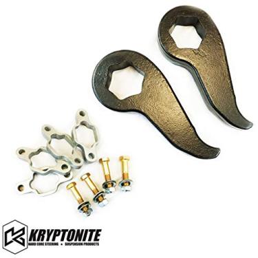 Imagem de Kit de nivelamento Kryptonite Stage 1 com chaves de barra de torção e extensores de choque compatíveis com Chevy/GMC 2500HD 3500HD KR11STAGE1 2011-2019