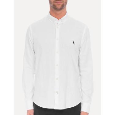 Imagem de Camisa Reserva Masculina Oxford Sport Color Branca, M/M