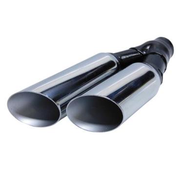 Imagem de Ponteira Dupla Esportiva Cromada para Adaptação 2 Pol - DISKSCAP